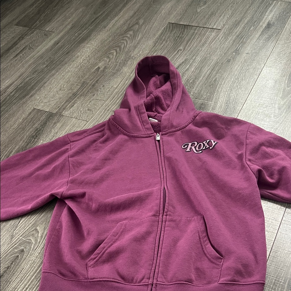 Roxy Plum Zip-Up Hoodie